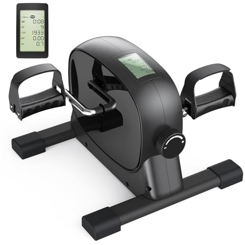 Cyclace Under Desk Bike Pedal Exerciser for Arm/Leg Exercise - Portable Mini Exercise Bike Desk Cycle, Leg Exerciser for Home/Office Workout (MC100)