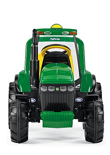 Peg Perego John Deere Heavy Duty Tractor Extra-Large 12 Volt Ride on Tractor for Kids Ages 3-7