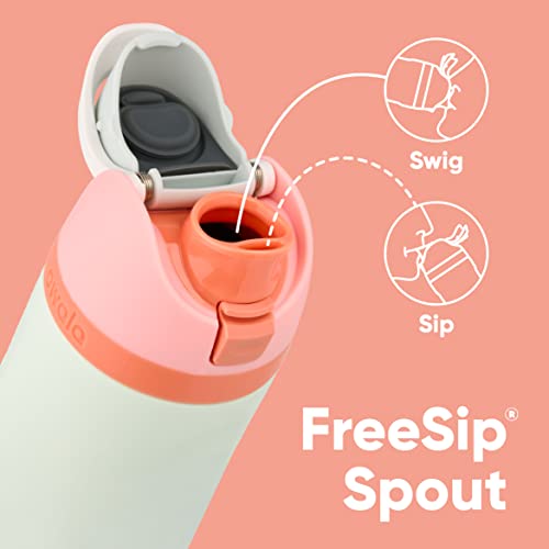 Owala Silicone Water Bottle Boot, Anti-Slip Protective Sleeve for Water Bottle, Protects FreeSip and Flip Stainless Steel Water Bottles, 32 Oz, Black