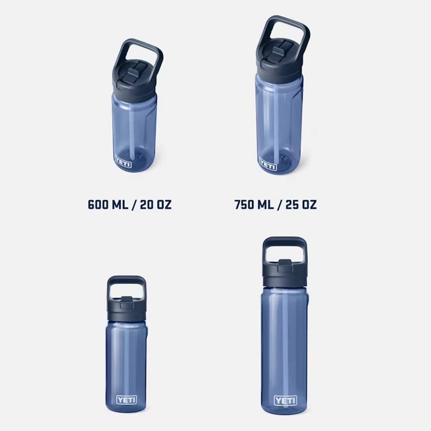 YETI Yonder 750 ml/25 oz Water Bottle with Yonder Straw Cap, Cosmic Lilac
