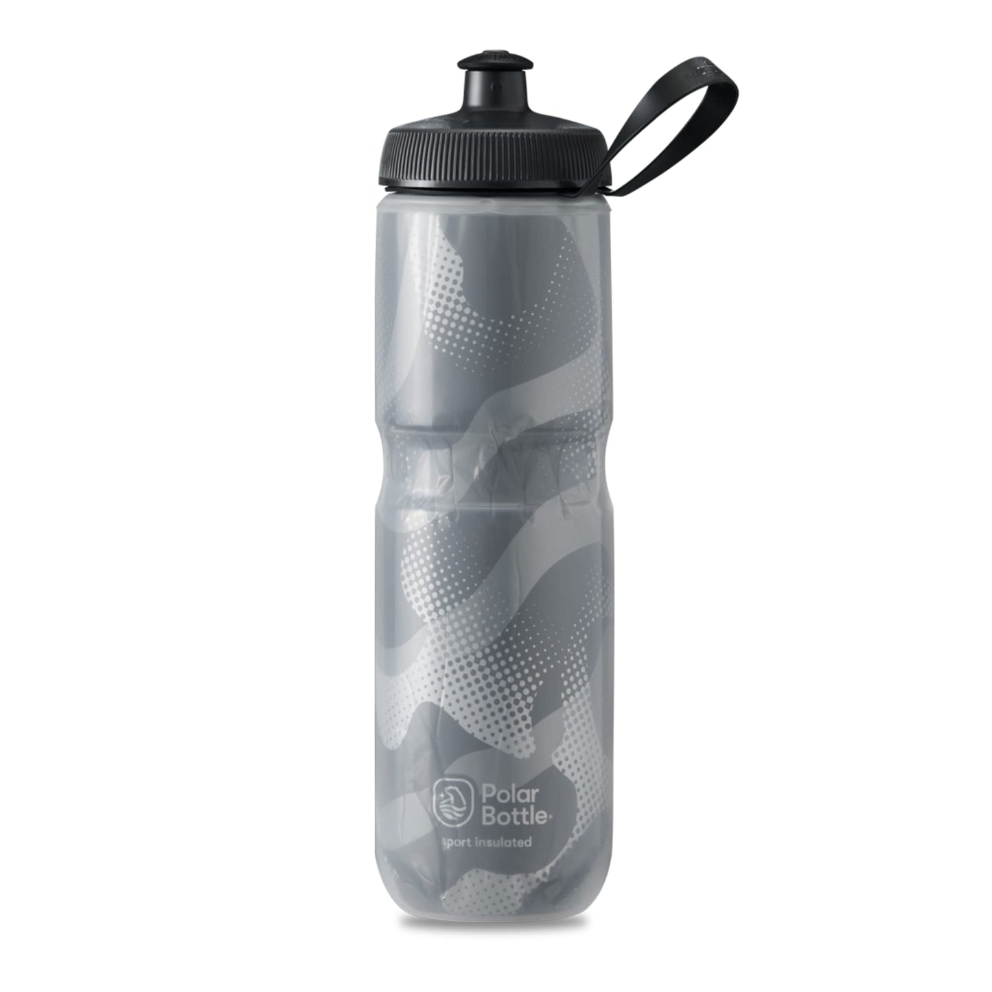 Polar Bottle Sport Insulated Water Bottle 24 oz & Kids Insulated Water Bottle 12oz Fireworks Azure Blue