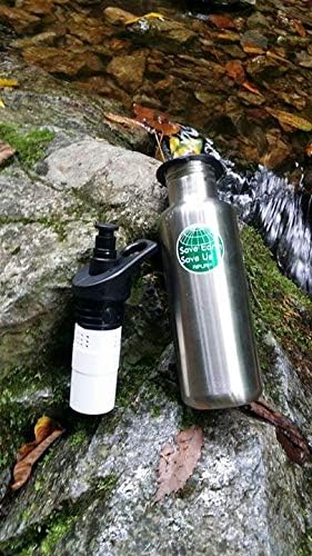 Filter Bottle Classic 27oz Polar Bear Stainless Steel Camping Hiking Backpacking Outdoor Emergency