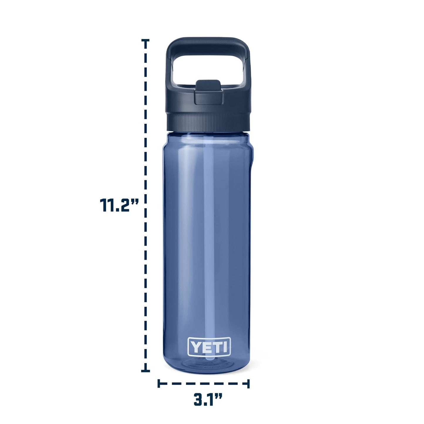YETI Yonder 750 ml/25 oz Water Bottle with Yonder Straw Cap, Cosmic Lilac