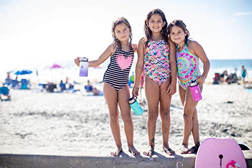 HYDRO CELL Stainless Steel Insulated Water Bottle with Straw - For Cold & Hot Drinks - Metal Vacuum Flask with Screw Cap and Modern Leakproof Sport Thermos for Kids & Adults (Teal/Blue 18oz)