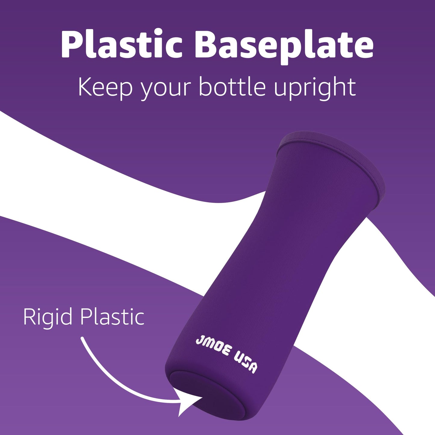 Jmoe USA 32oz Sleeve for Cirkul Water Bottle | Fits 32 oz Plastic and Stainless Steel Bottles | Neoprene Sweat Absorbing Material | Fitted Design | 2-Pack | Insulated Cover (Purple)