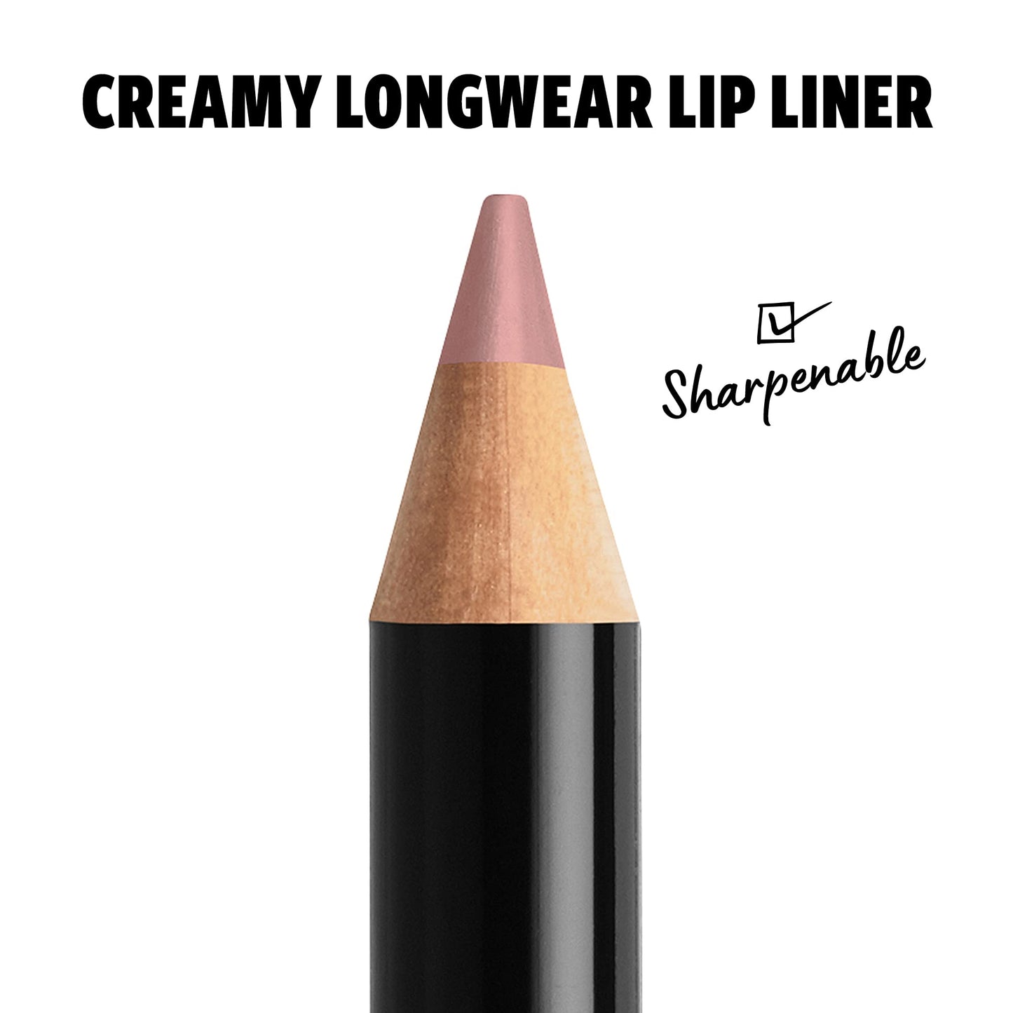 NYX PROFESSIONAL MAKEUP Slim Lip Pencil Creamy Lip Liner Pale Pink & Natural