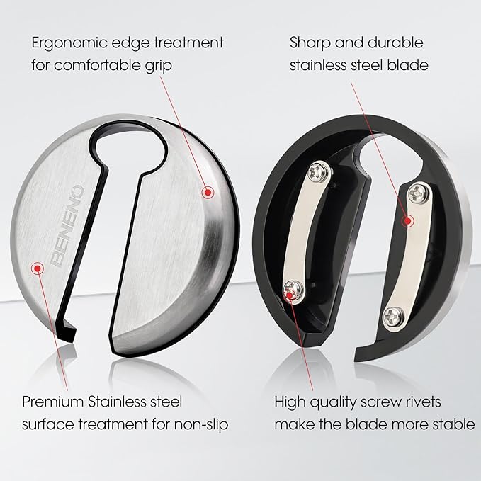 Wine Opener with Stainless Steel Wine Foil Cutter, Zinc Alloy Premium Wing Corkscrew Wine Bottle Opener with Multifunctional Bottles Opener, Upgrade