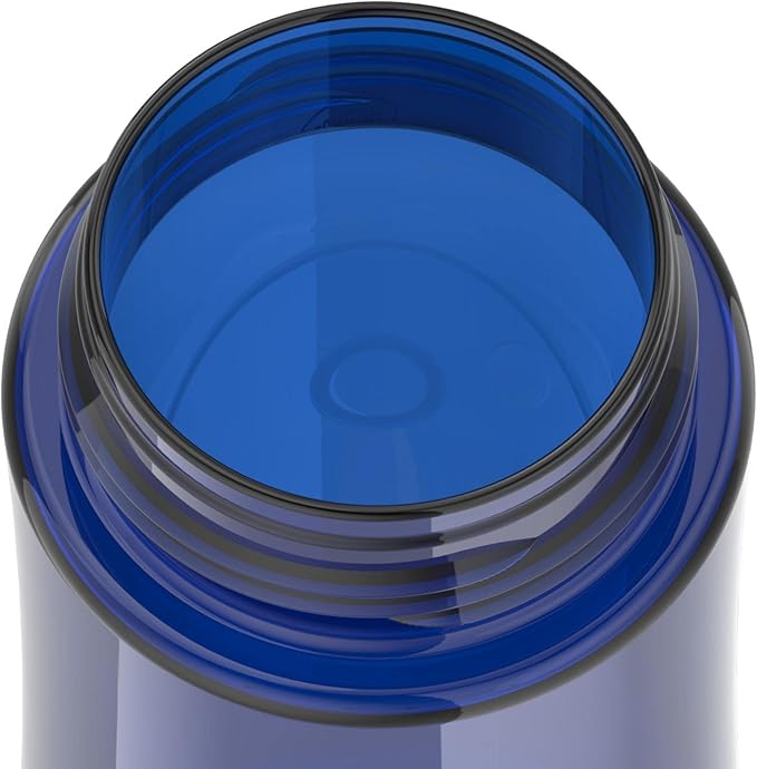 THERMOS FUNTAINER 16 Ounce Plastic Hydration Bottle with Spout, Blueberry
