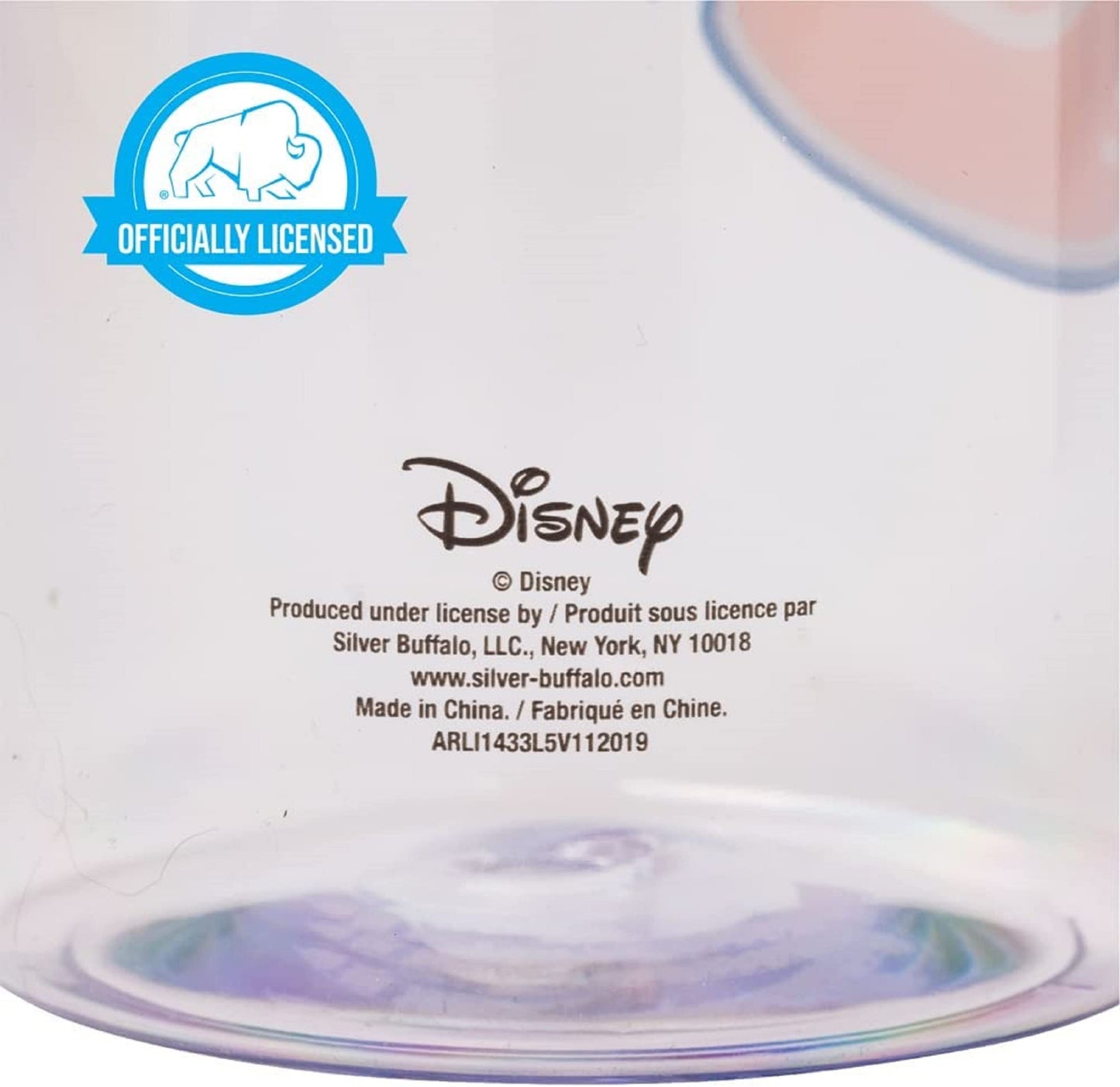Silver Buffalo Lilo and Stitch Cute Fruit Bubble Tea Twist Spout Plastic Water Bottle with Holographic Stickers You Stick Yourself, 32 Ounces