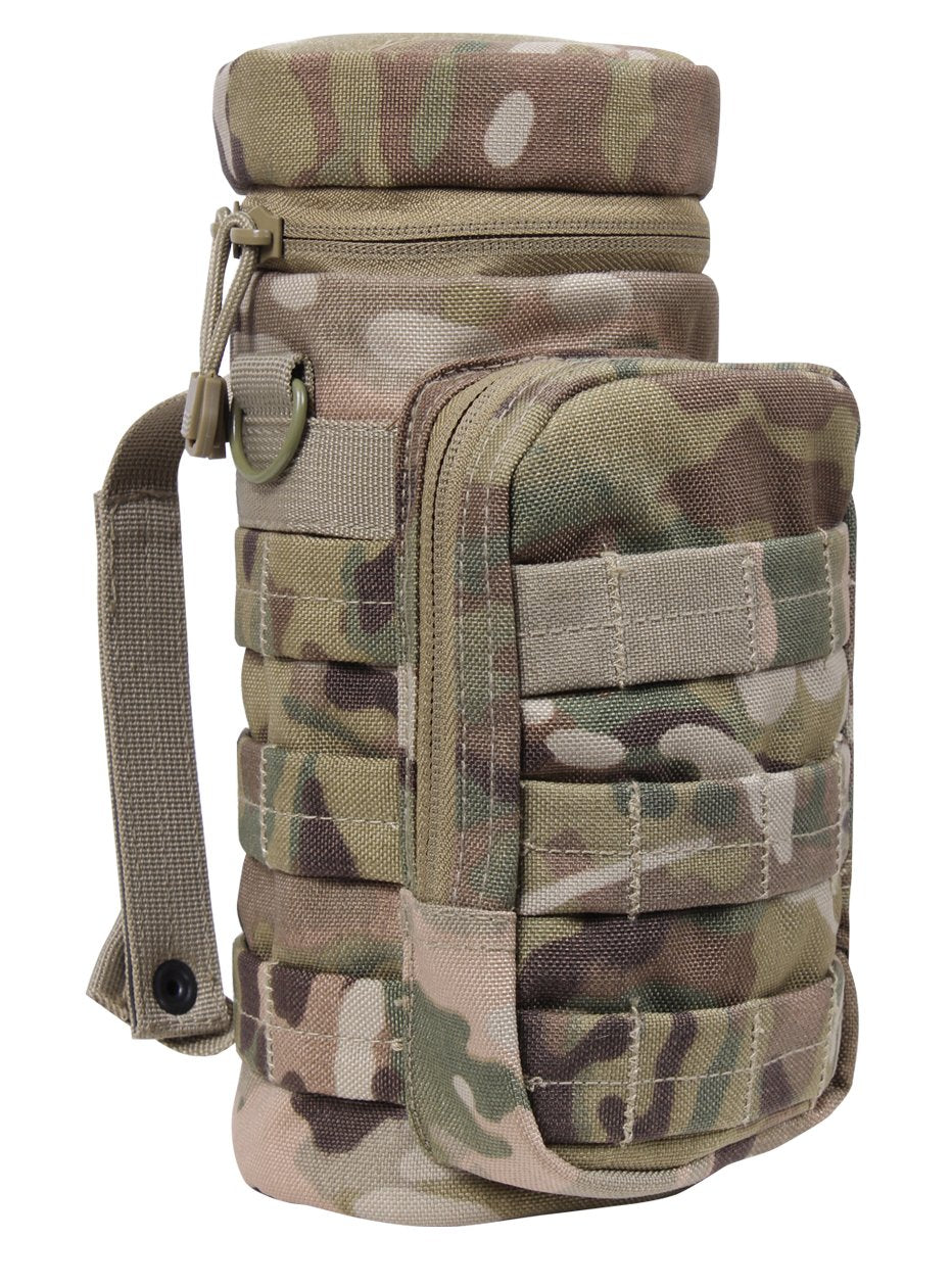 Rothco MOLLE Compatible Water Bottle Pouch, Multicam