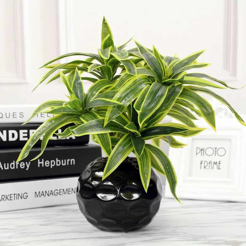 Artificial Palm Bamboo Branch Décor