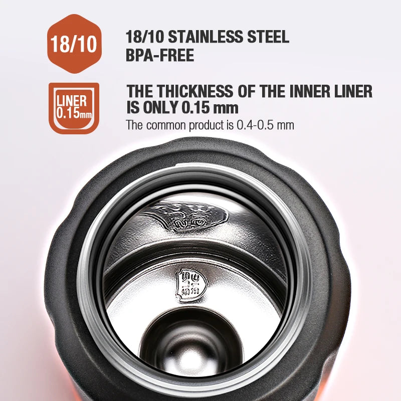 FEIJIAN Stainless Steel Sports Water Bottle