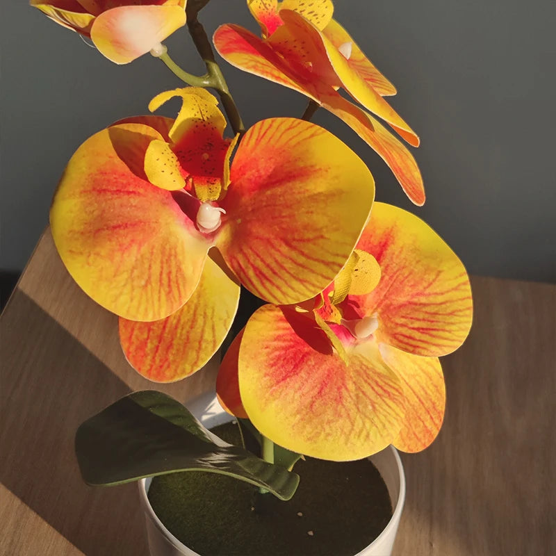 Artificial Butterfly Orchid Bonsai Décor