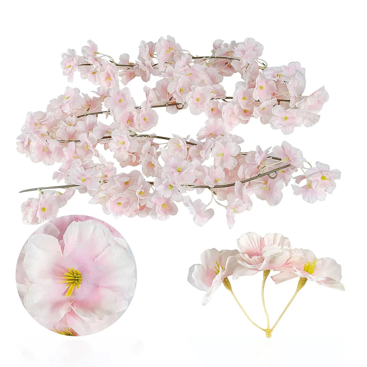 Artificial Sakura Flower Vine Décor