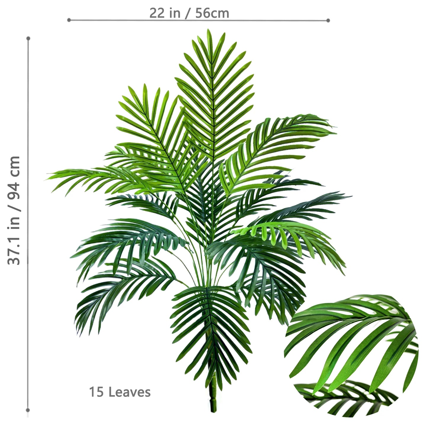 Artificial Palm Tree Tropical Decor
