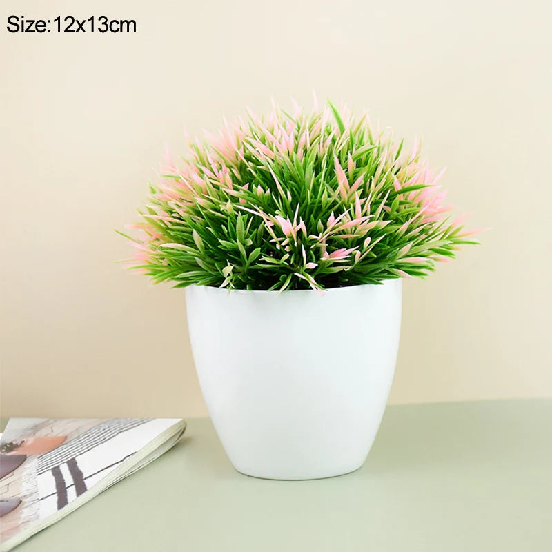 Artificial Potted Green Bonsai Tree