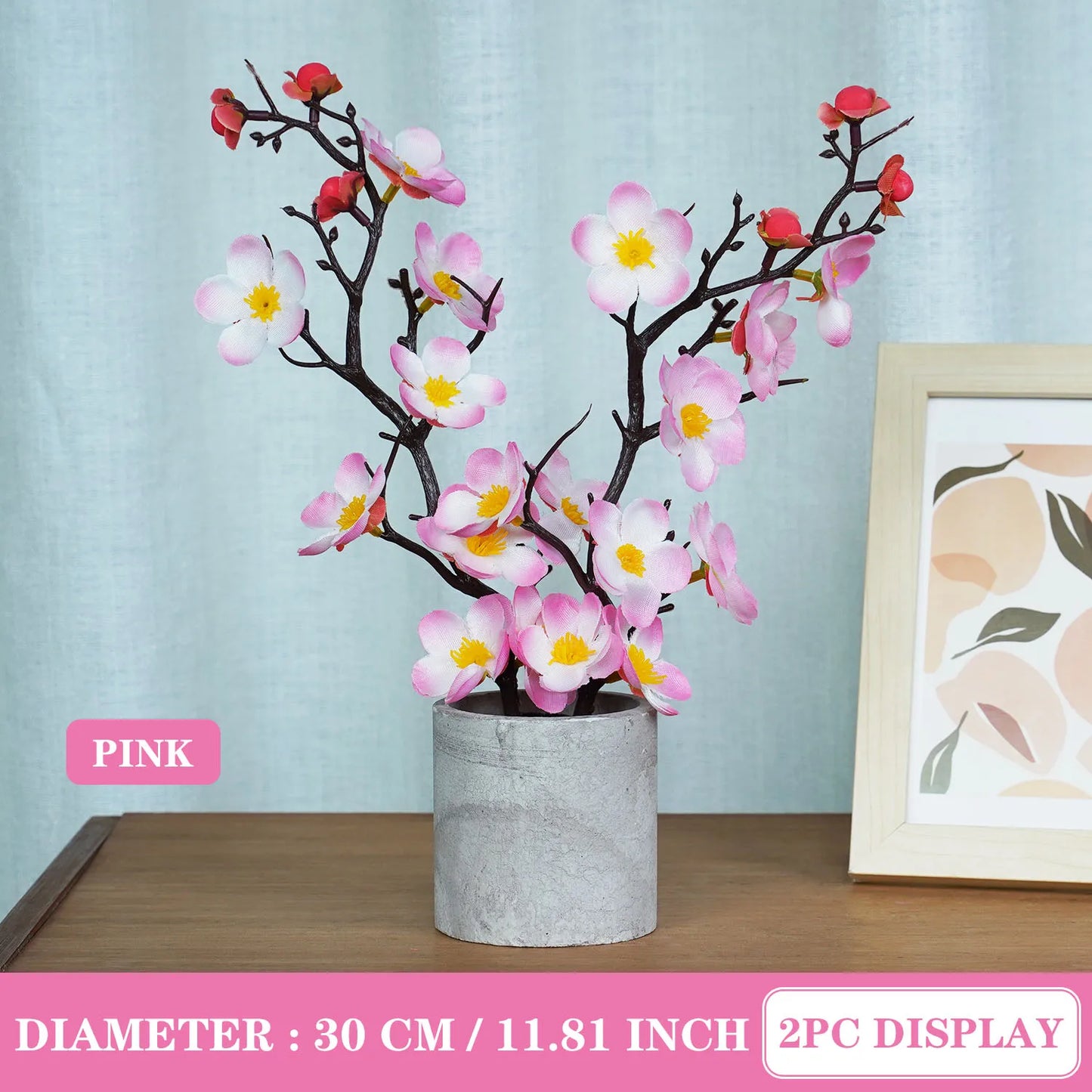Artificial Sakura Bonsai Tree - 30cm