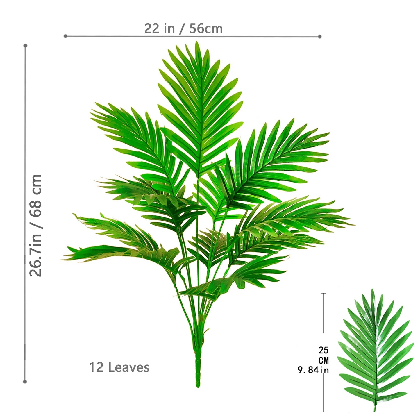 Artificial Palm Tree Tropical Decor