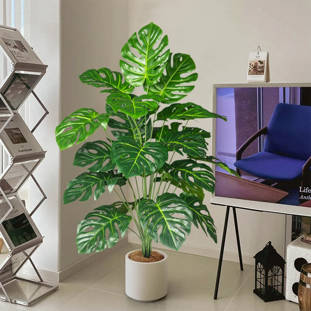 Artificial Monstera Tree Tropical Décor