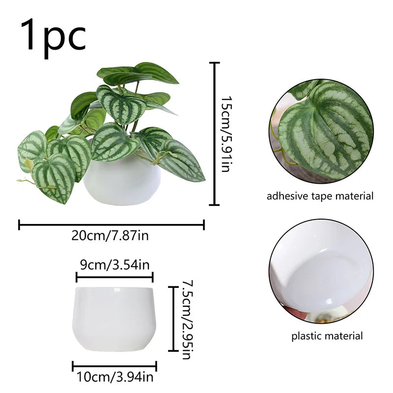Simulated Potted Plant for Home & Office