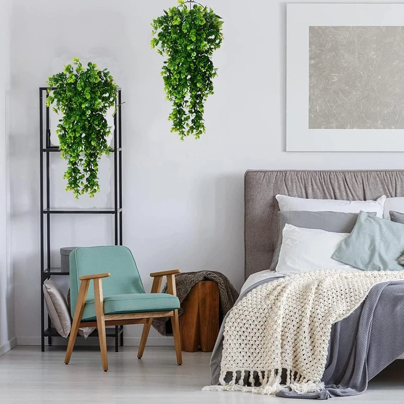 Artificial Rattan Eucalyptus Hanging Vine