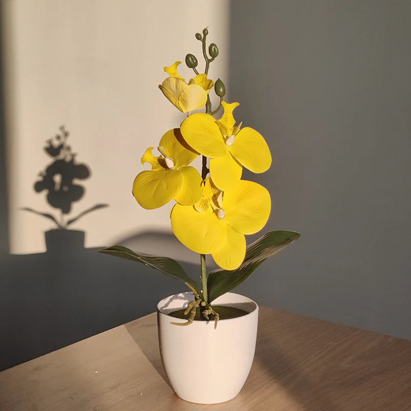 Artificial Butterfly Orchid Bonsai Décor