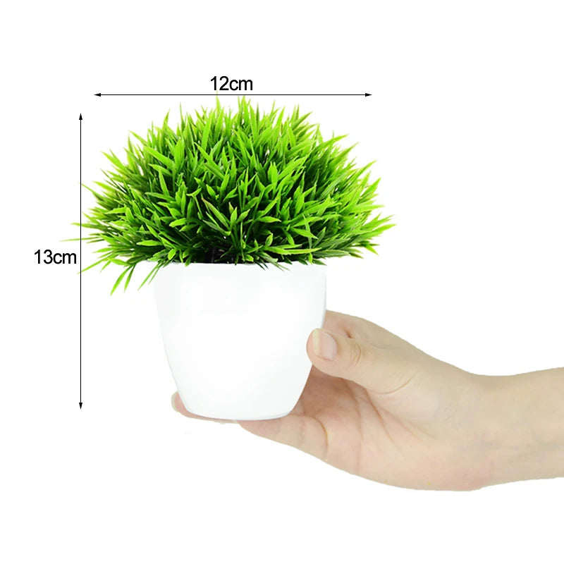 Artificial Potted Green Bonsai Tree
