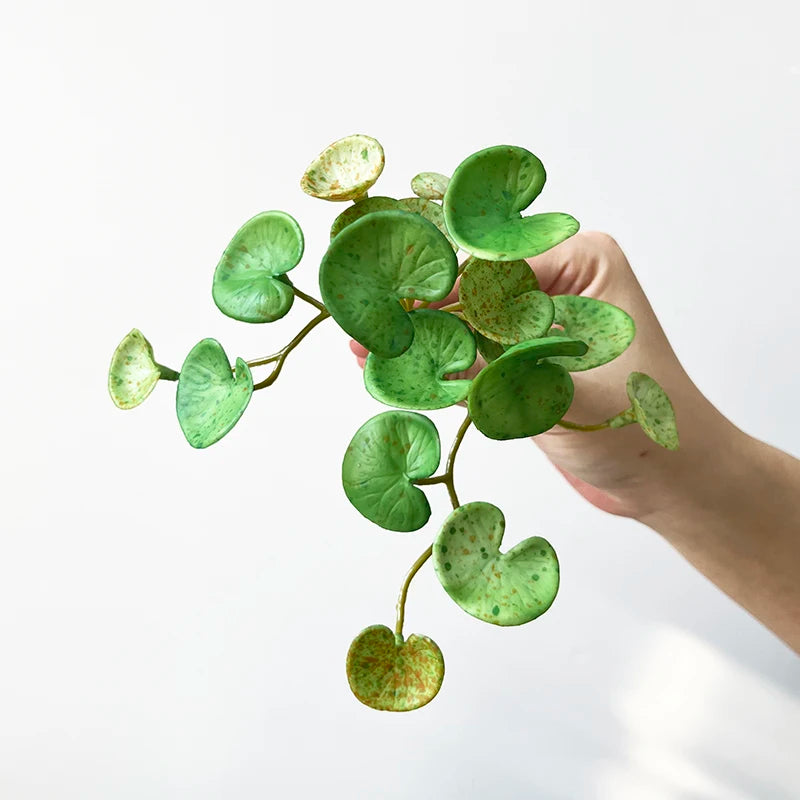 Artificial Copper Coin Grass Bouquet Décor