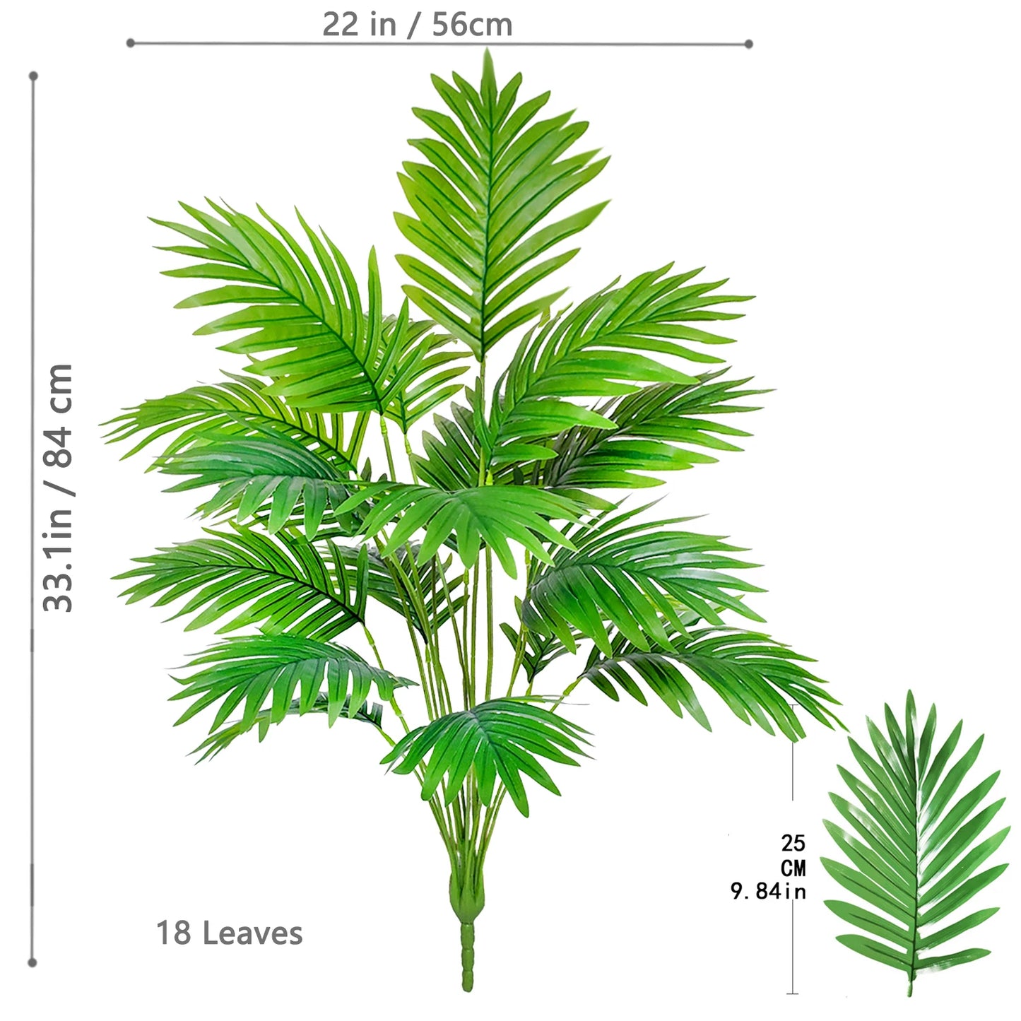 Artificial Palm Tree Tropical Decor
