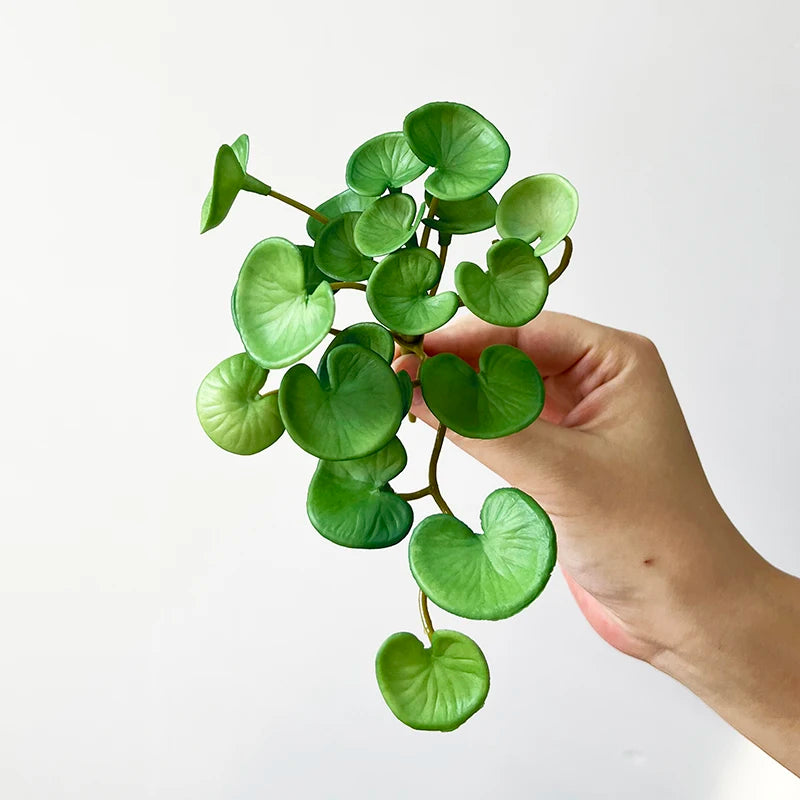 Artificial Copper Coin Grass Bouquet Décor