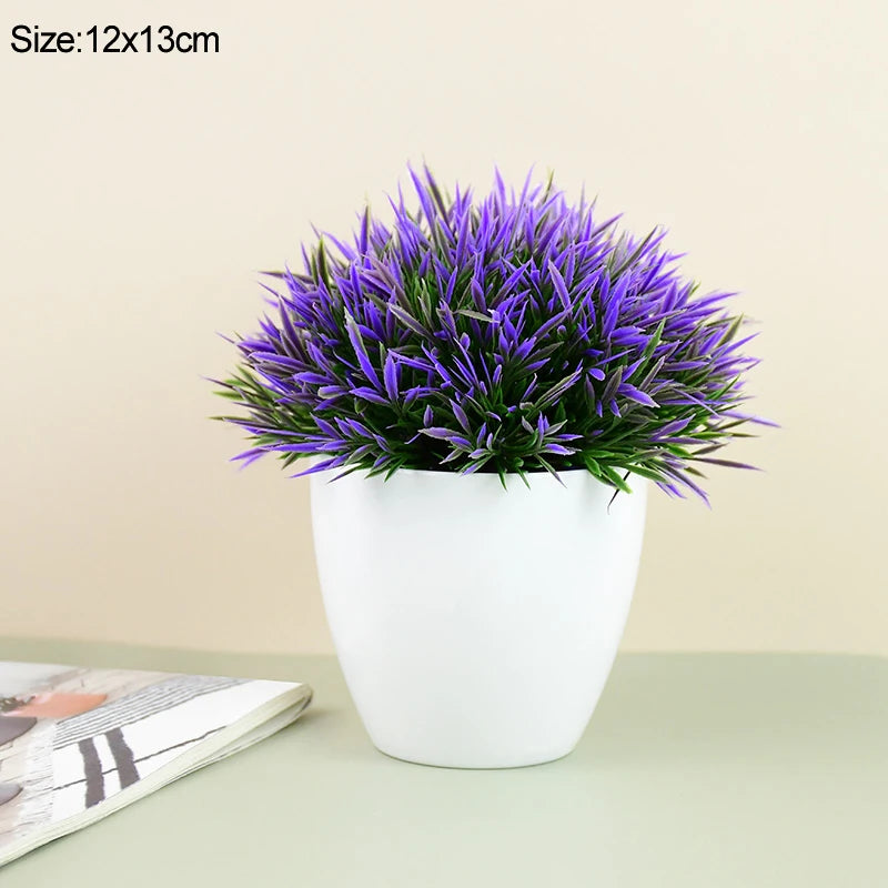 Artificial Potted Green Bonsai Tree