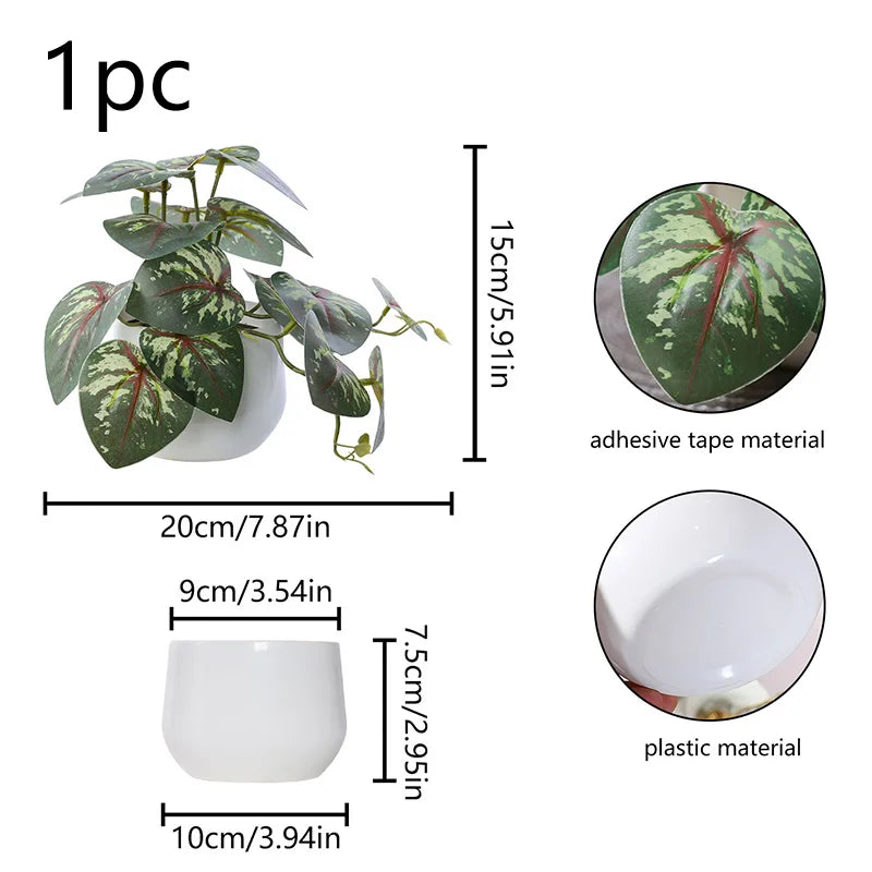 Simulated Potted Plant for Home & Office