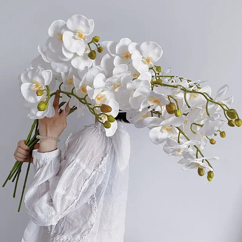 Artificial Butterfly Orchid Flowers Decor