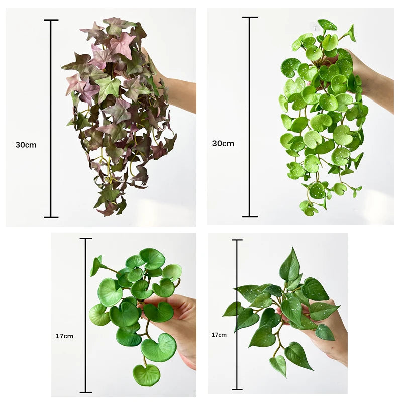 Artificial Copper Coin Grass Bouquet Décor