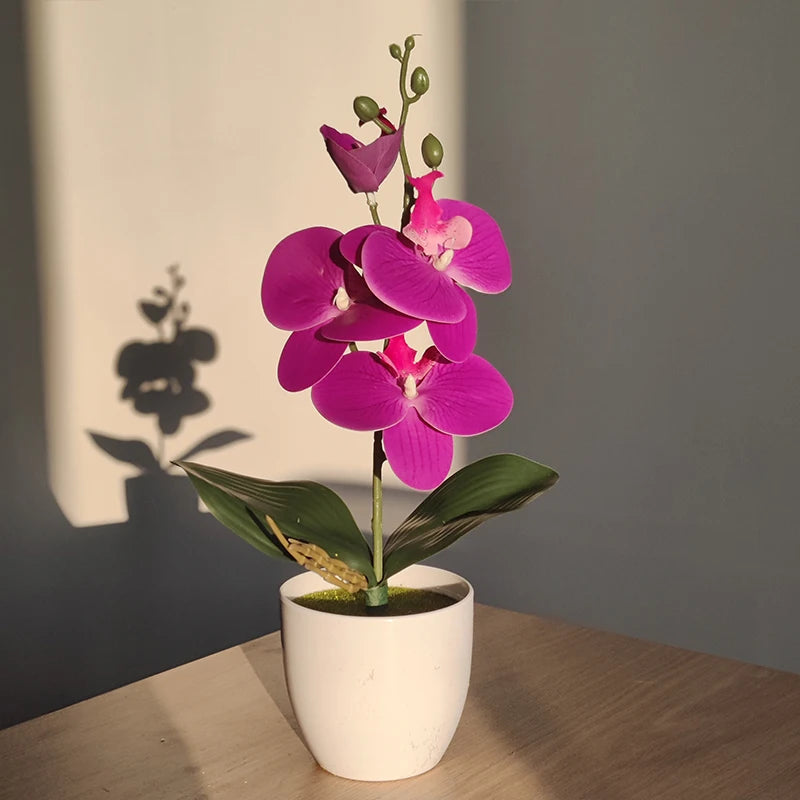 Artificial Butterfly Orchid Bonsai Décor