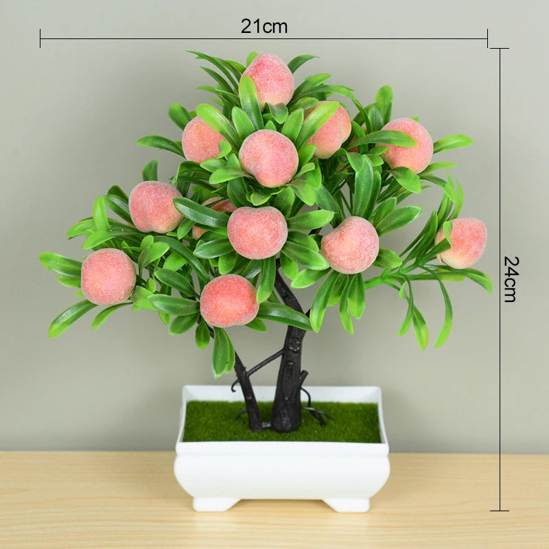 Artificial Potted Green Bonsai Tree
