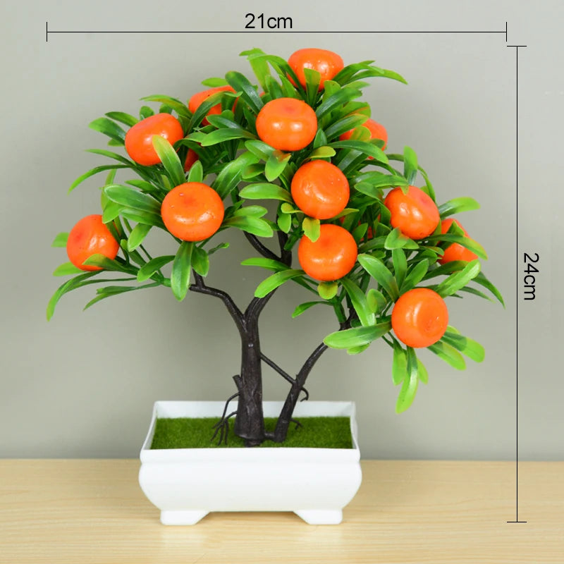Artificial Potted Green Bonsai Tree
