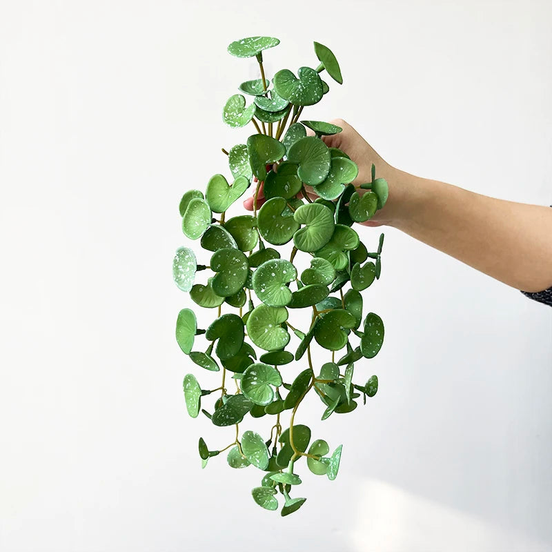 Artificial Copper Coin Grass Bouquet Décor
