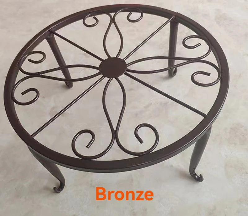 Metal Plant Stand with Saucer