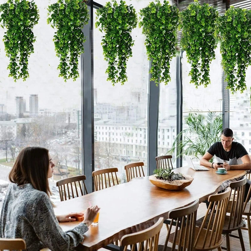 Artificial Rattan Eucalyptus Hanging Vine