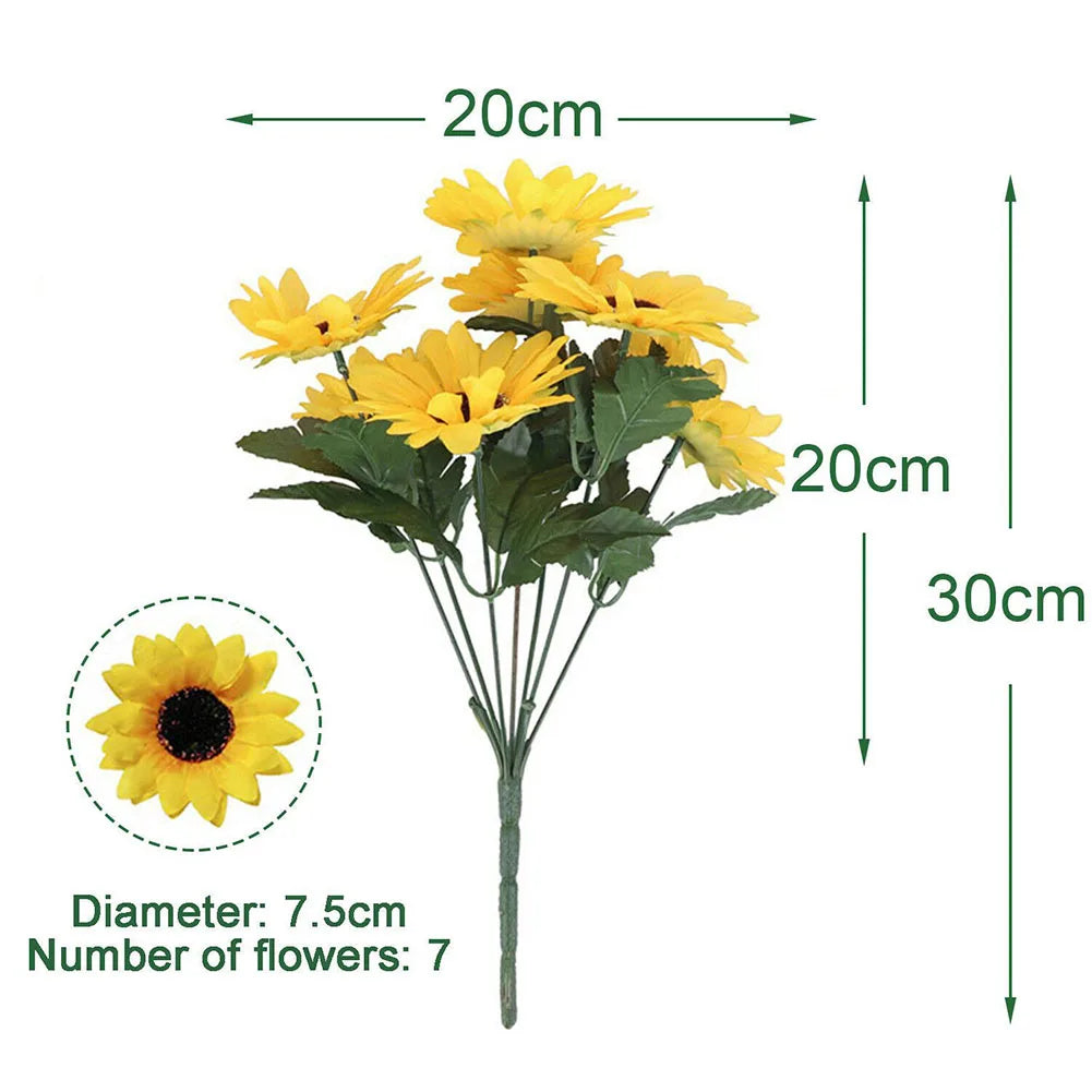Artificial Sunflower Bouquet 7 Heads