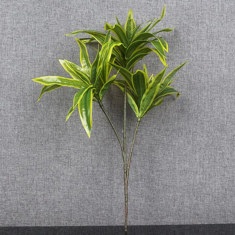 Artificial Palm Bamboo Branch Décor