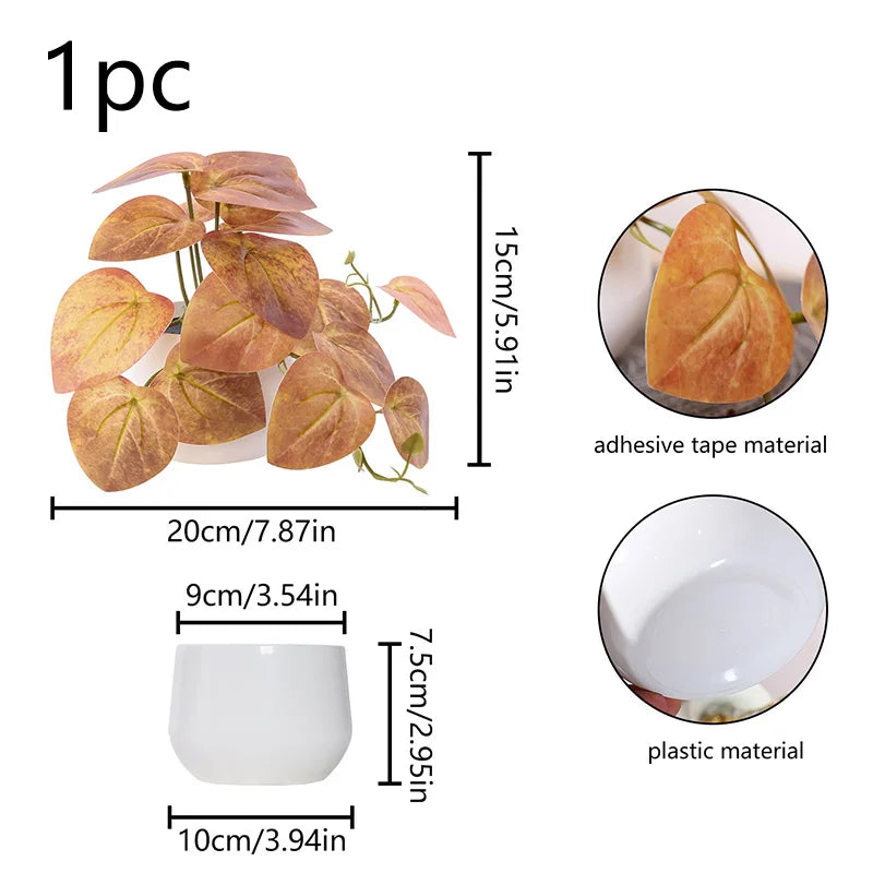Simulated Potted Plant for Home & Office