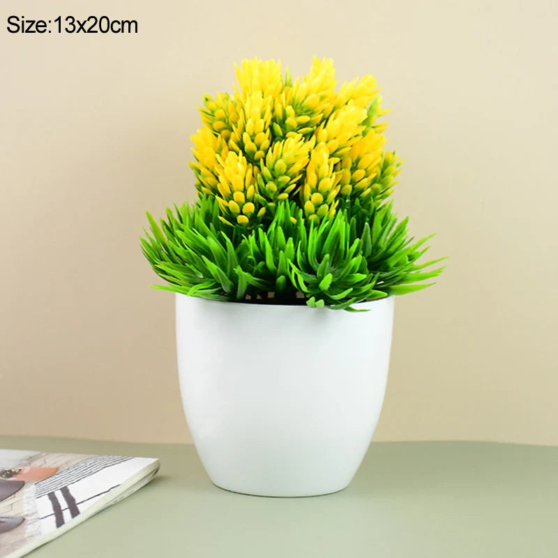 Artificial Potted Green Bonsai Tree