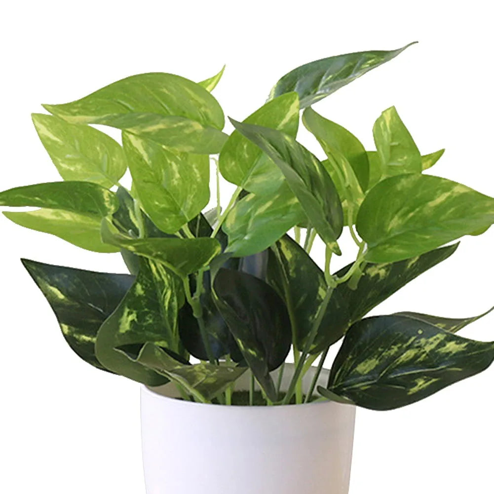 Artificial Green Potted Plant Décor