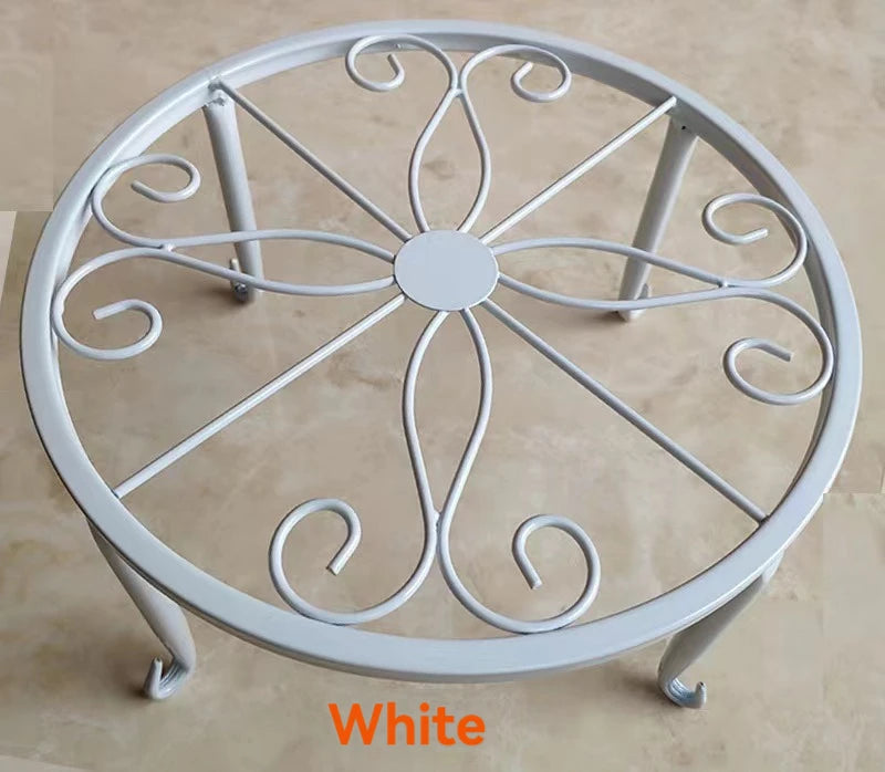 Metal Plant Stand with Saucer