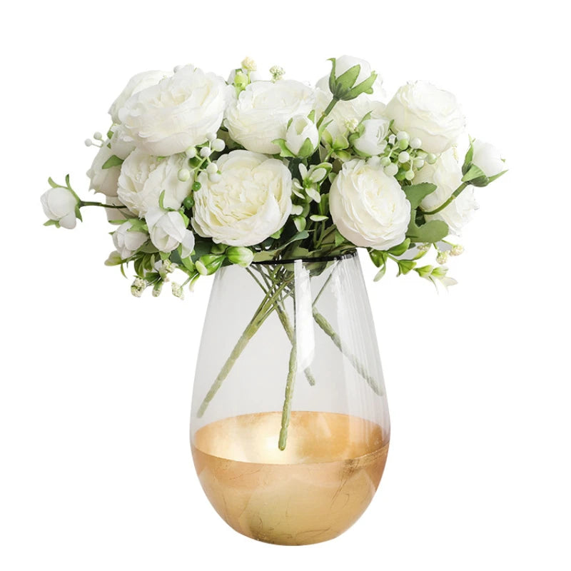 Artificial Peony Rose Bouquet