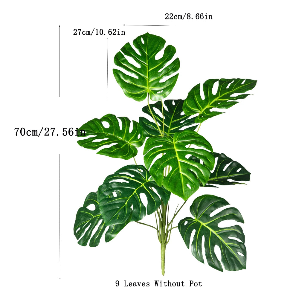 Artificial Monstera Tree Tropical Décor