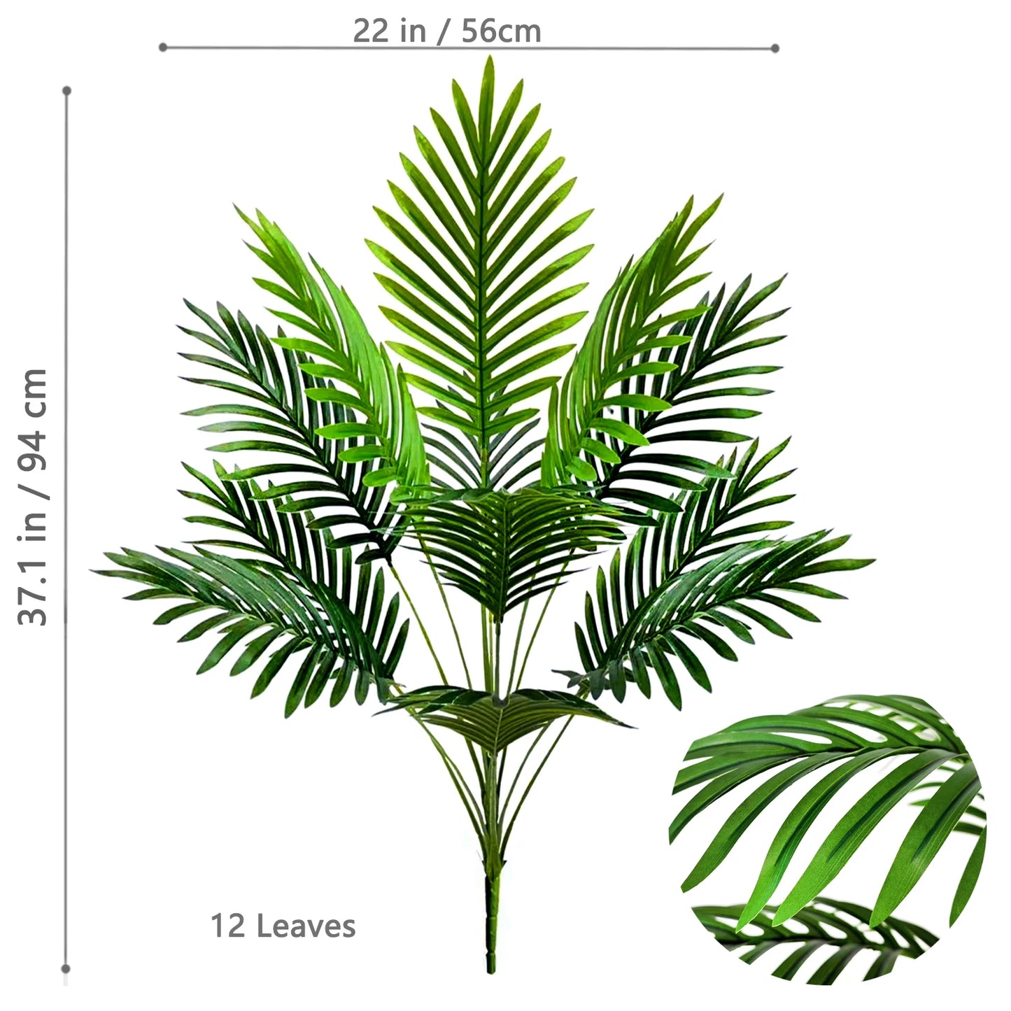 Artificial Palm Tree Tropical Decor