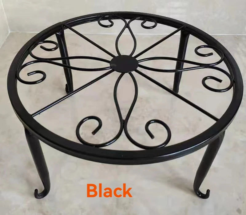 Metal Plant Stand with Saucer